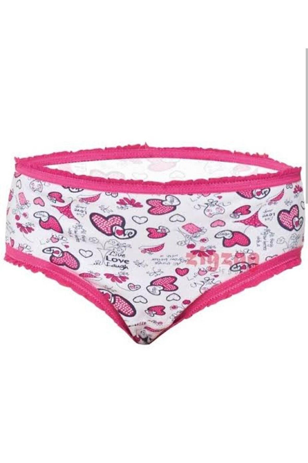 Kız Çocuk 6'lı Desenli Külot