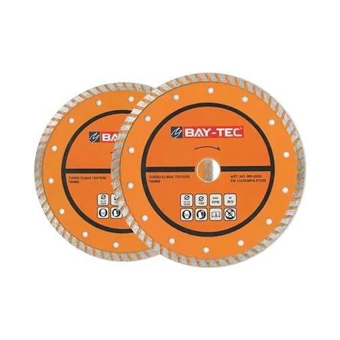 Bay-Tec MK0270 Turbo Elmas Testere Kesici Disk 115Mm