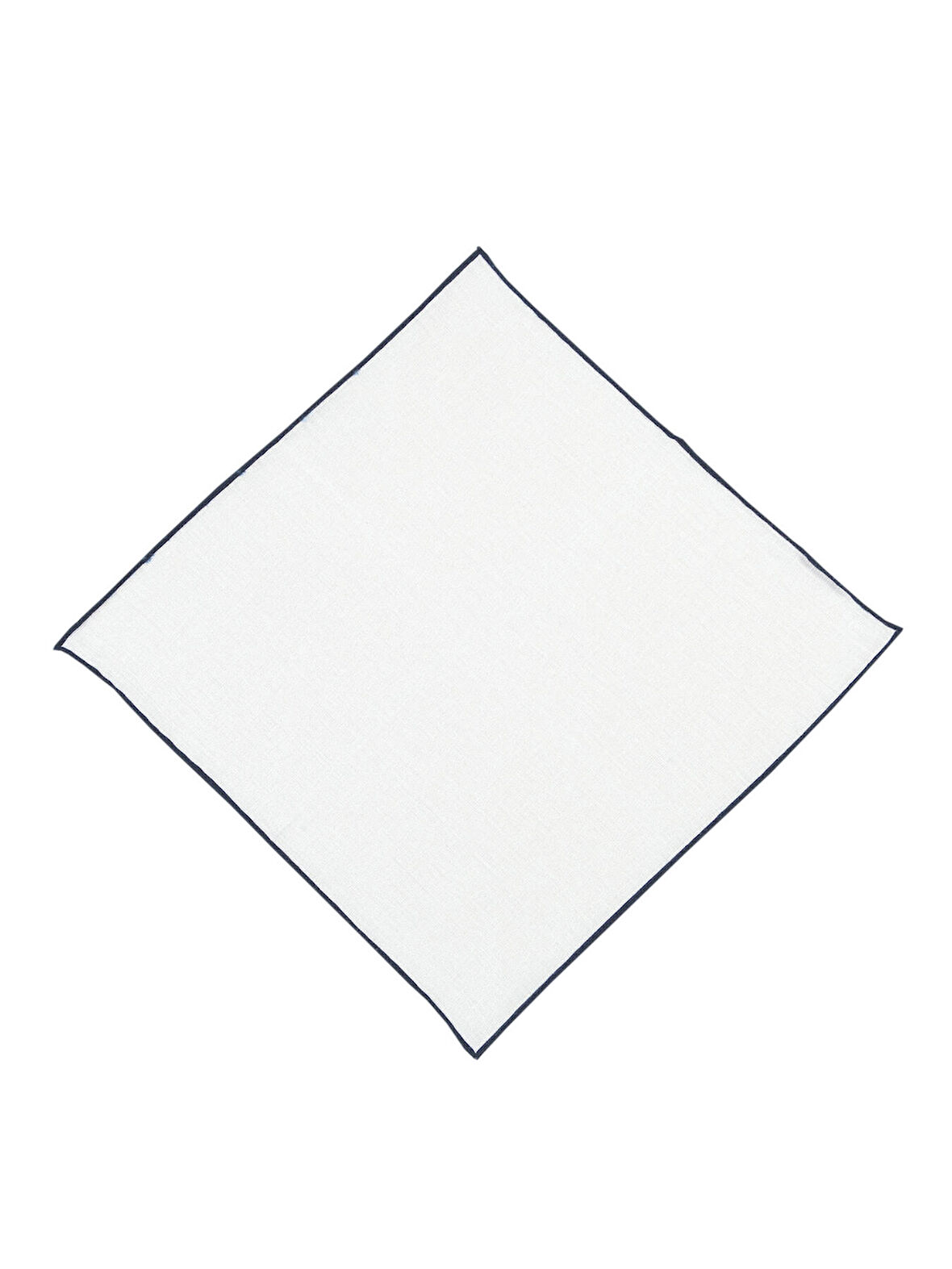 Lacivert %100 Keten  Mendil