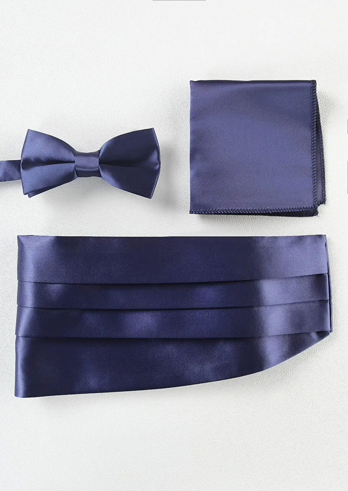 Lacivert Papyon Kuşak Takım