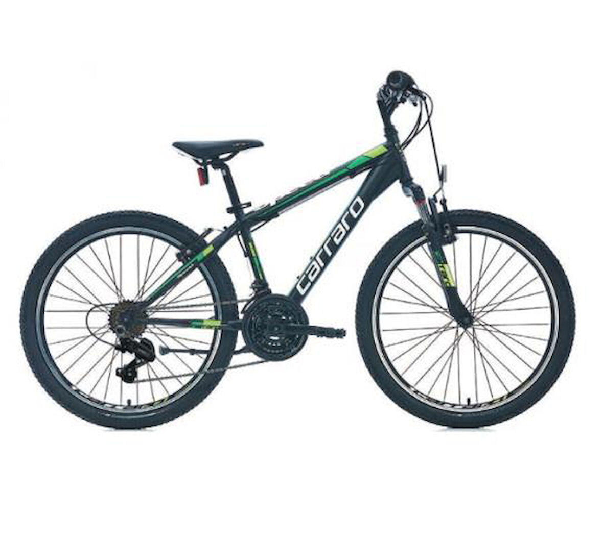 CARRARO SPEED 241 24  360H 21-V MD MAT SIYAH-YESIL-MAVI R2