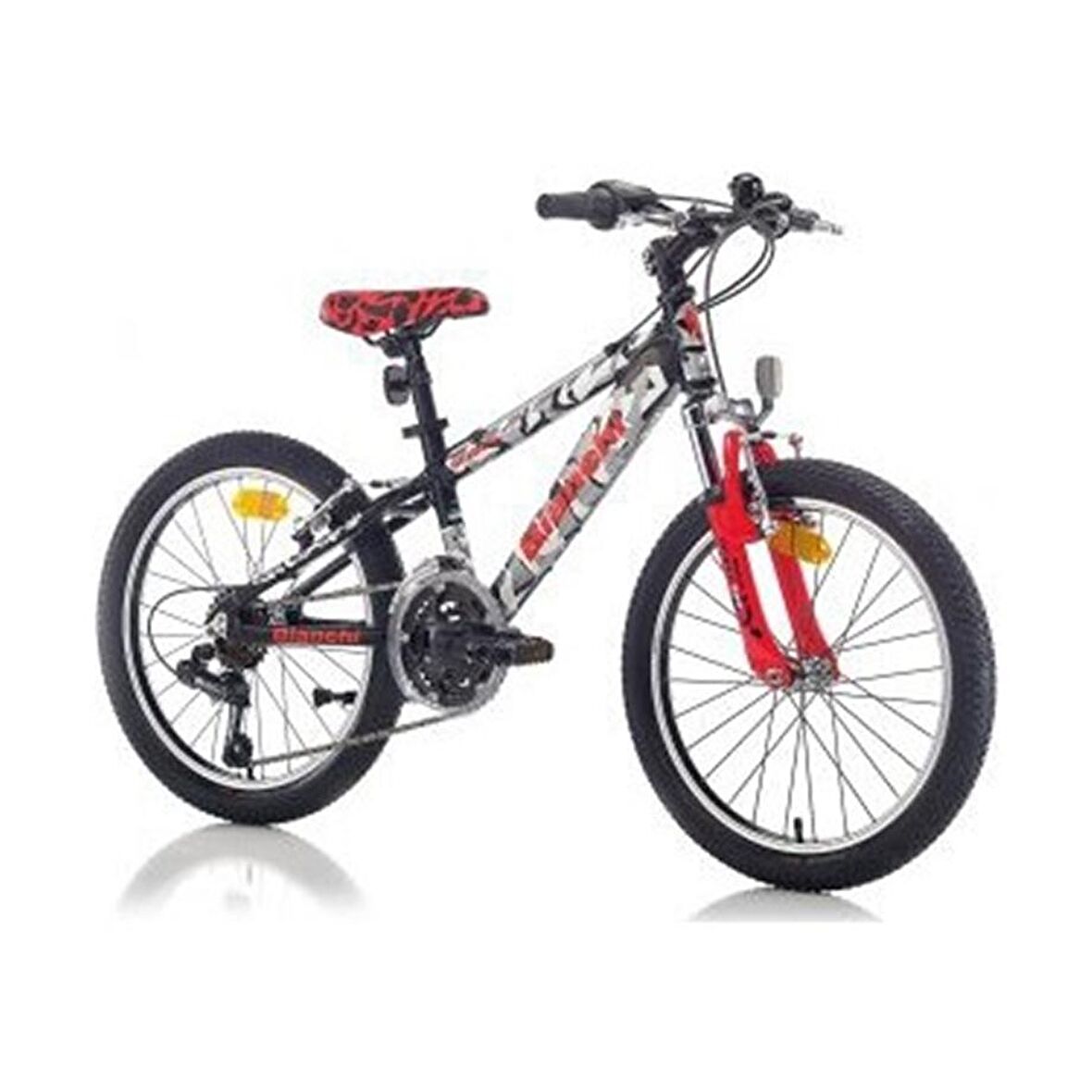 BIANCHI SPIDER 400 ERKEK ÇOCUK BİSİKLETİ 280H V 20 JANT 18 VİTES SİYAH BEYAZ GRİ KIRMIZI