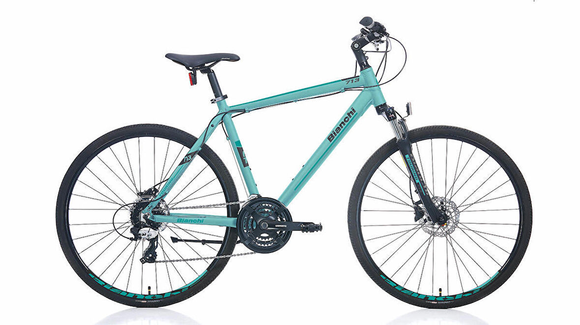 Bianchi Touring 713 460H 28" 24-V HD Mat Turkuaz-Siyah-Krom Trekking Bike