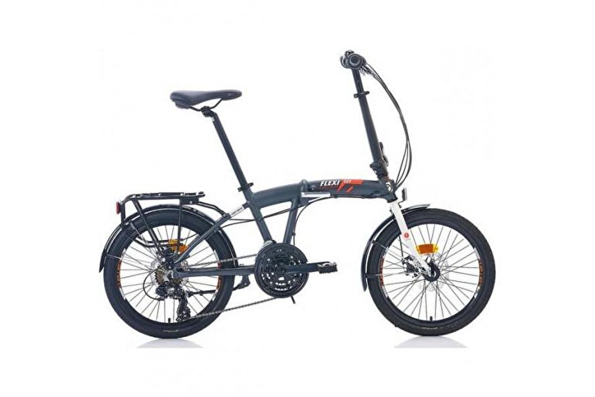 Carraro Flexi 121 21 Vites Katlanır Bisiklet Mat Navy Mavi Siyah Kahve 35cm