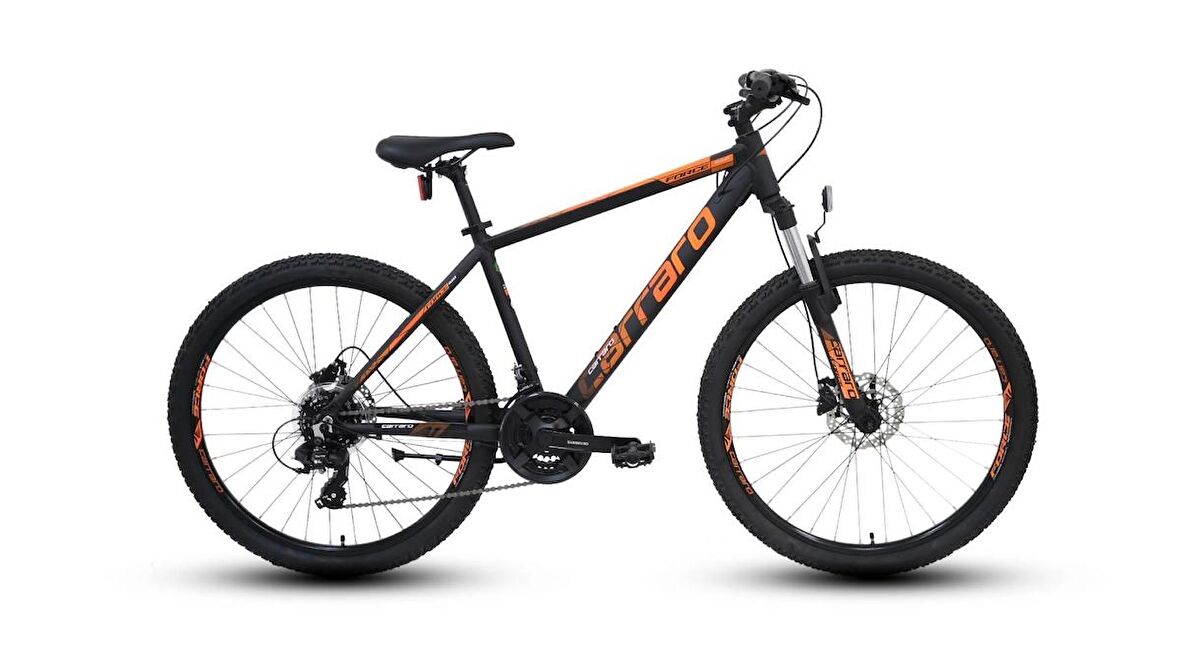 Carraro Force 420 HD Disk Fren 21 Vites 24 Jant Dağ Bisikleti Siyah Turuncu