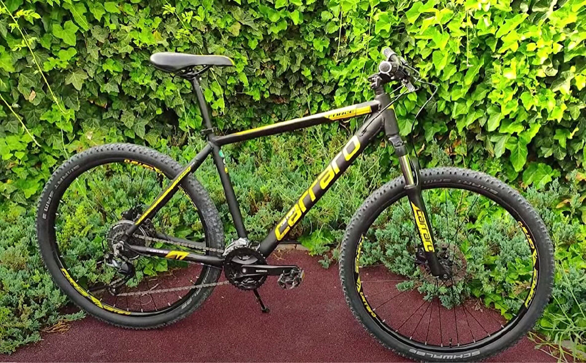 Carraro Force 770 HD Fren 27 Vites 27,5 Jant Dağ Bisikleti Siyah Sarı Gümüş 38 Kadro