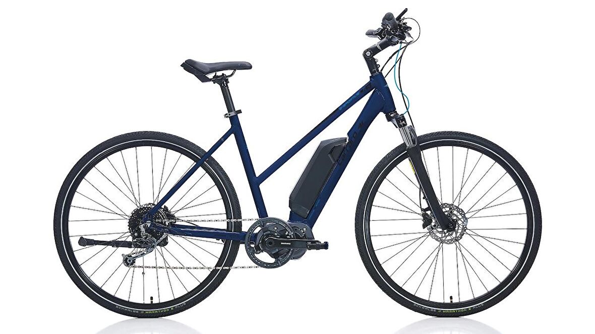 Carraro E-Sportive 6.2 28 Jant 9 Vites 45 Cm Hidrolik Disk Fren Şehir Bisikleti-Lacivert