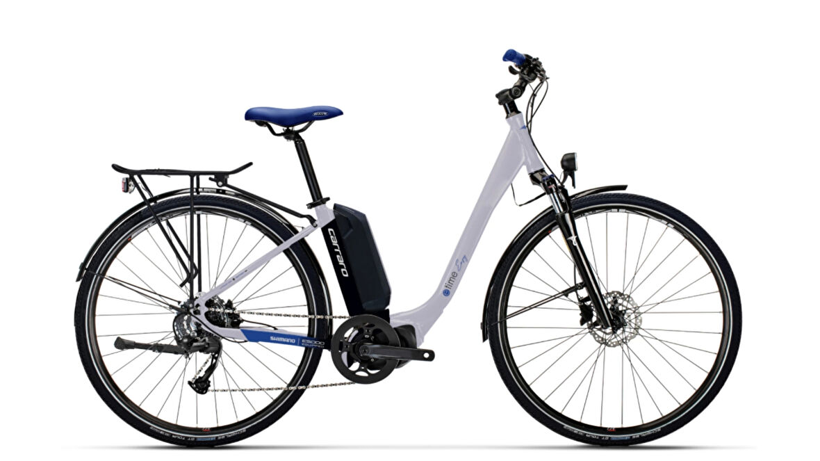 Carraro E-Time Easy HD Fren 9 Vites 28 Jant Elektrikli Şehir Bisikleti Mat Gümüş Siyah 45 Kadro
