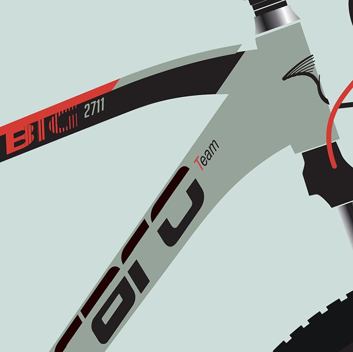 Carraro BIG 2711 27.5 Jant 11 Vites 480H Hidrolik Disk Fren Mat Yeşil-Siyah-Kırmızı