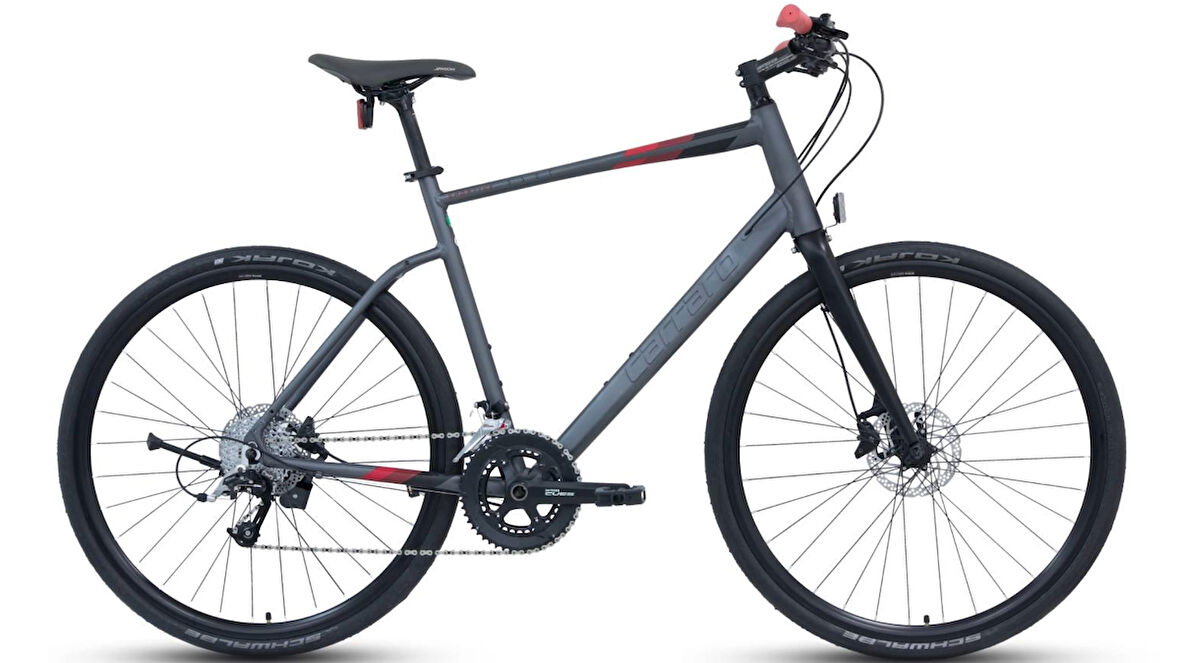 Carraro Sportive 350C 28 Jant 22 Vites 480H Hidrolik Disk Fren Mat Antrasit-Siyah-Kırmızı