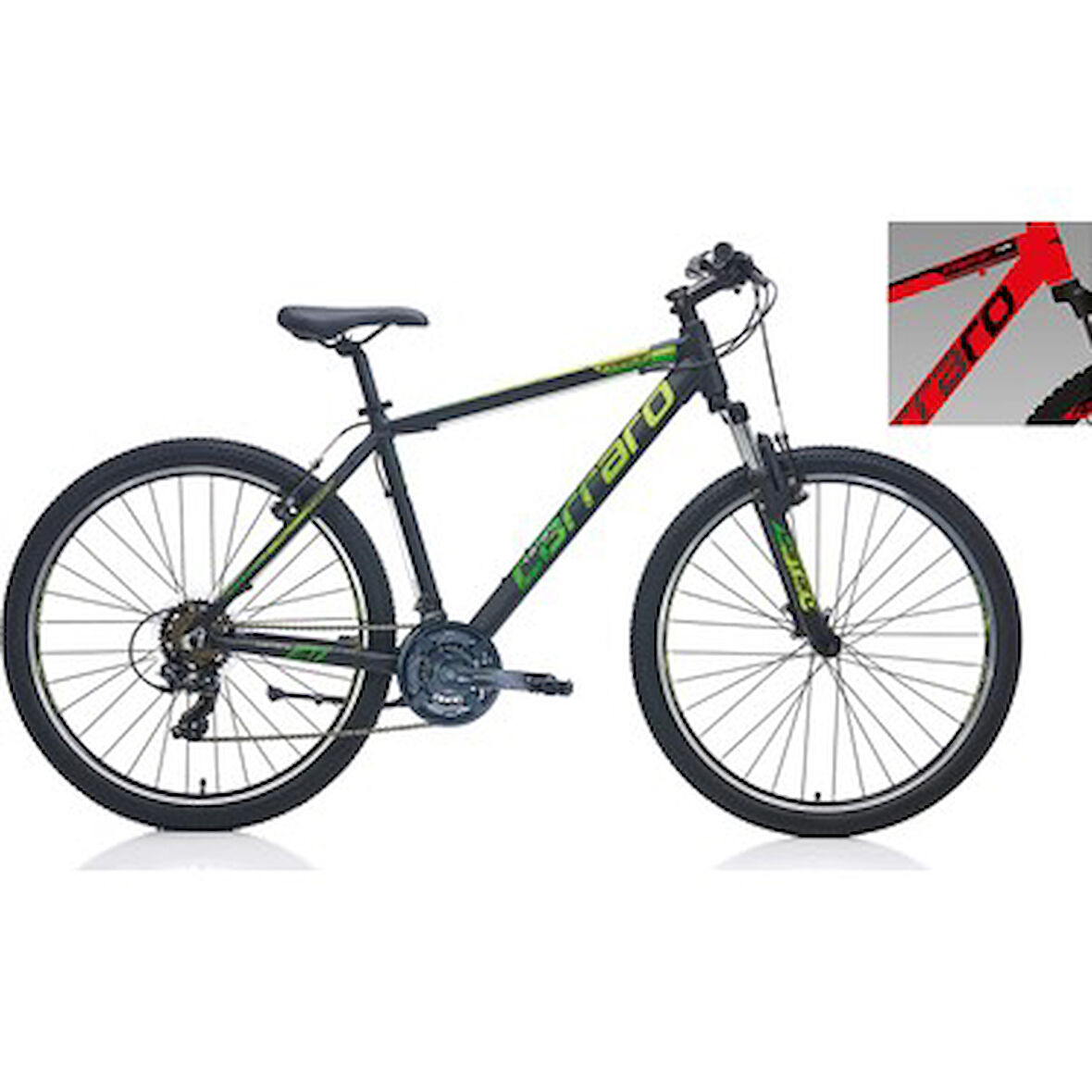 CARRARO FORCE 700 27,5 JANT 482H 21-V VB ANTRASIT-TURUNCU-BEYAZ