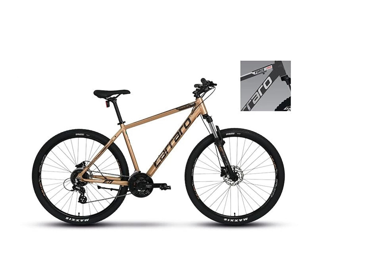 CARRARO FORCE 950 ERKEK DAĞ BİSİKLETİ 440H HD 29 JANT 24 VİTES MAT ANTRASİT GRİ KIRMIZI