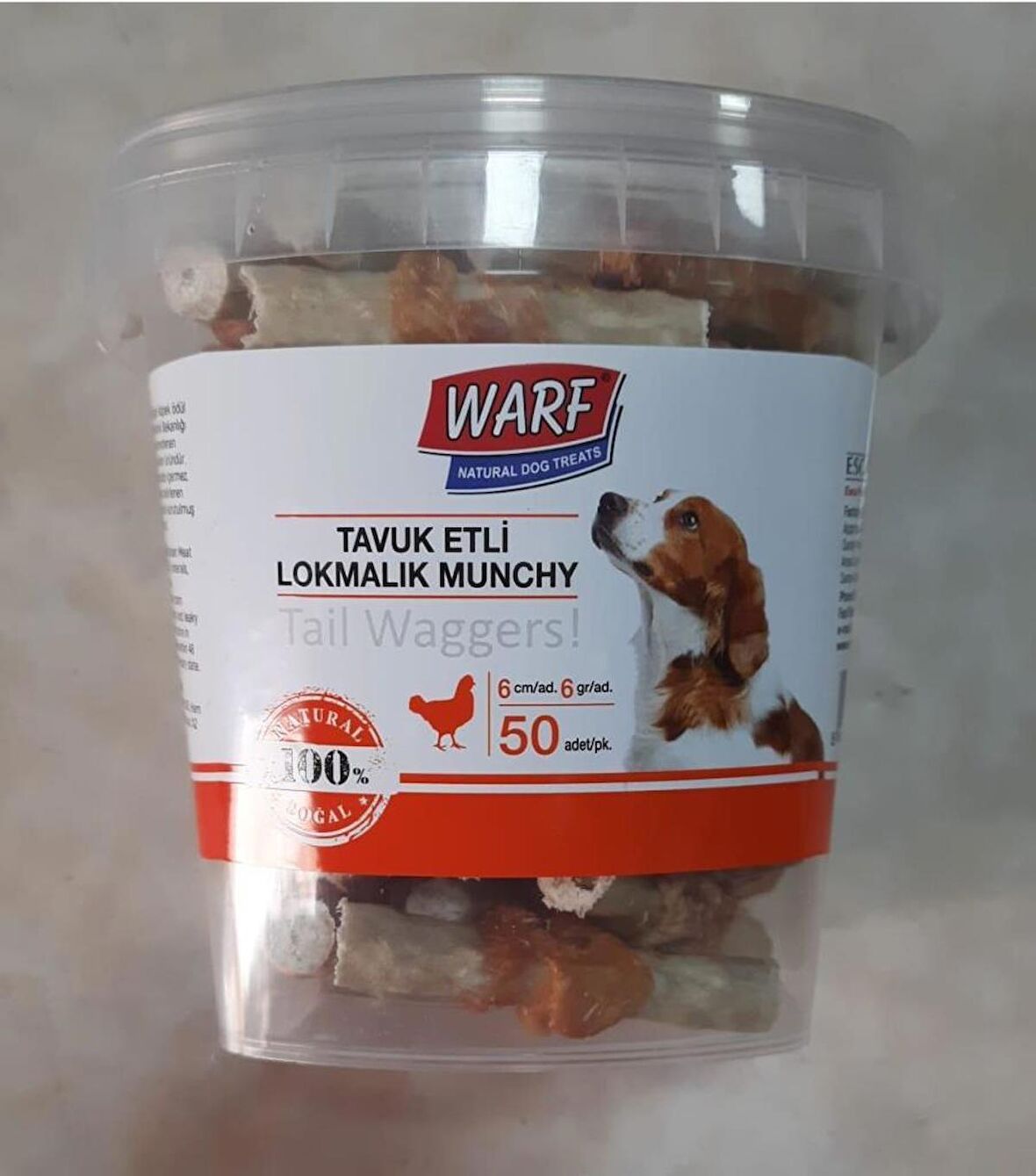 Warf Munchy Tavuklu Lokmalık 6 Gr 50 li