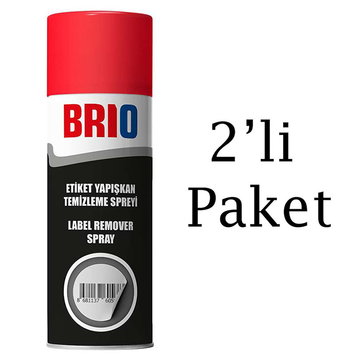 Brio Etiket Yapışkan Temizleme Spreyi Etiket Sökücü Sprey 200 Ml 2 Adet