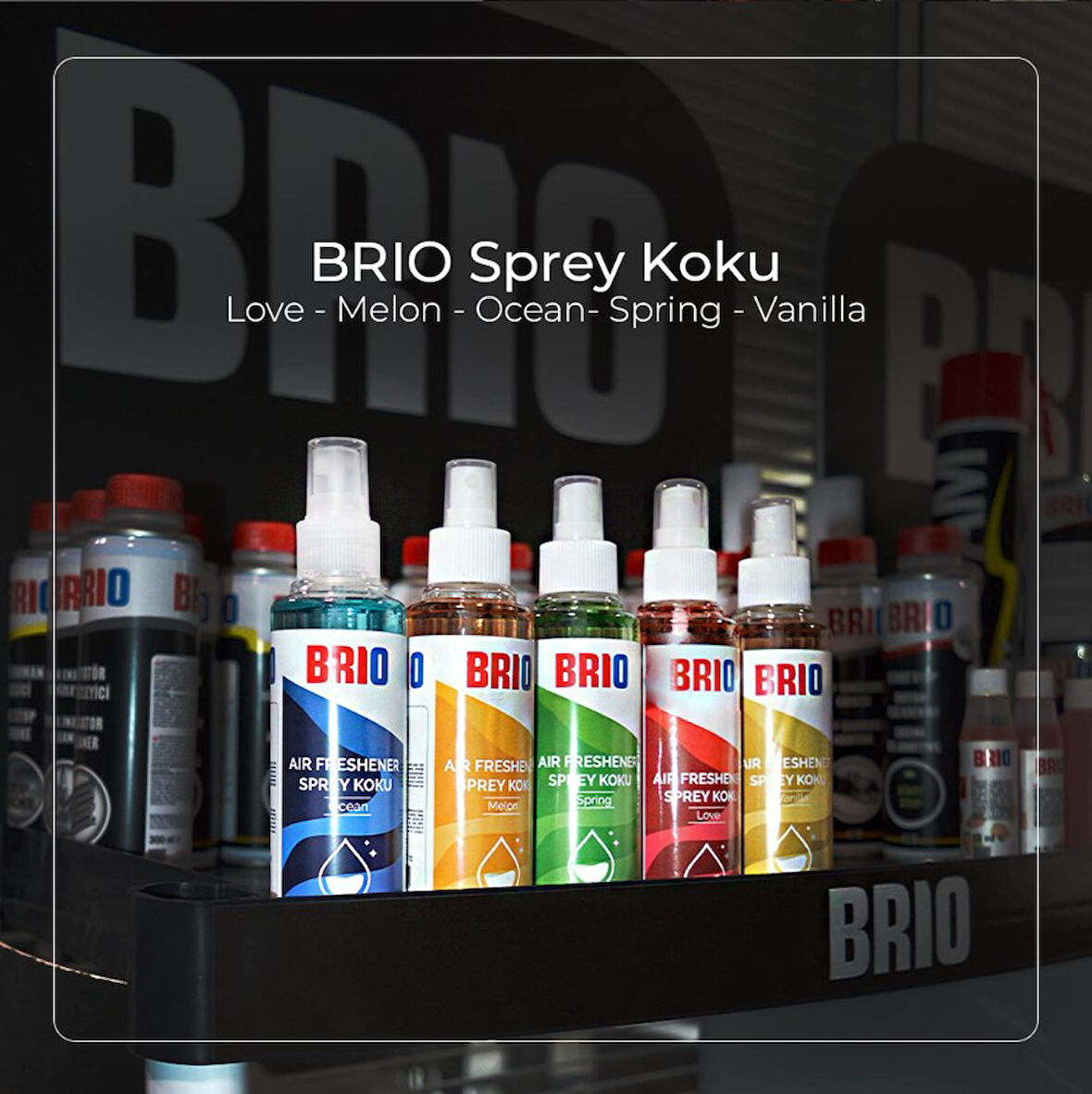 Brio Sprey Koku, Oto Koku, Araç Kokusu Seti 170 Ml 