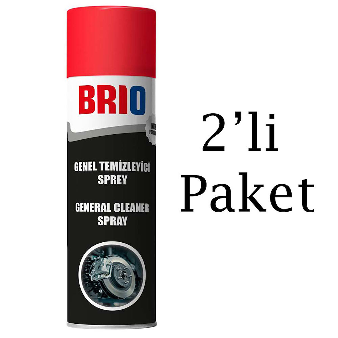 Brio Fren Balata Temizleme ve Genel Temizleyici Sprey 500 Ml 2'li Paket