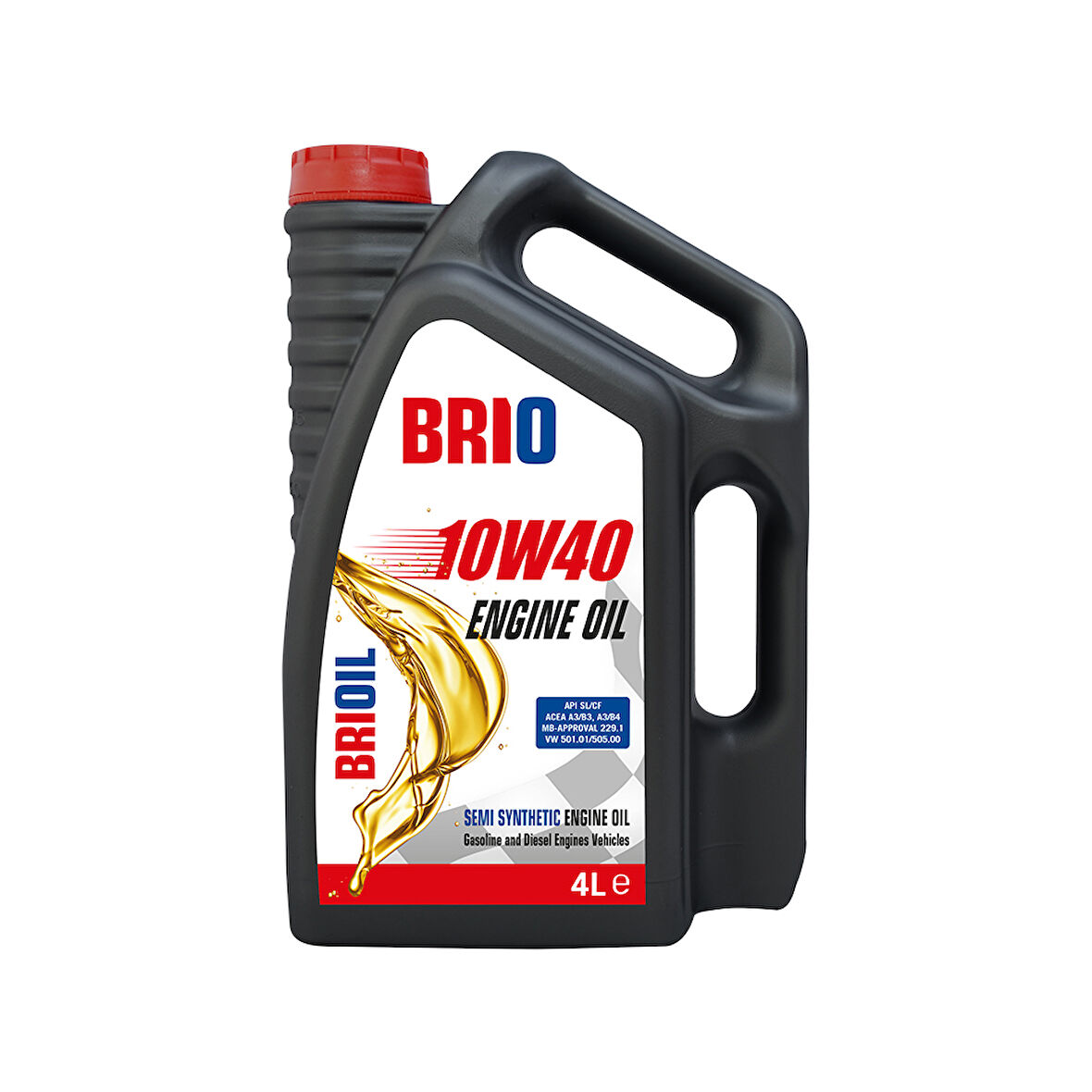 Brio Motor Yağı 10W40 - 4 Litre