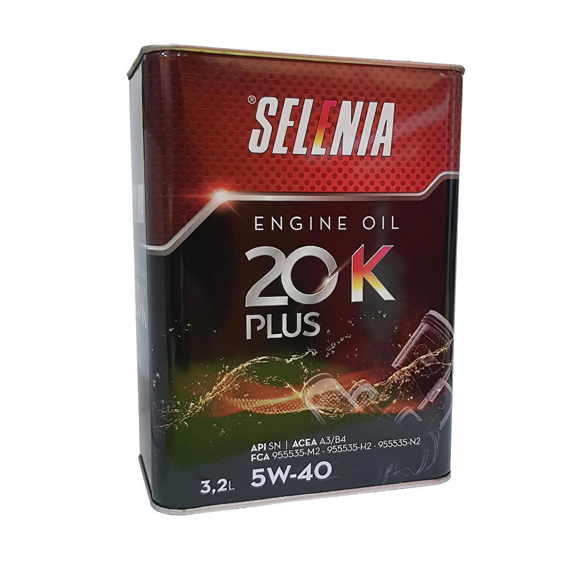 Petronas Selenia 20 K Plus 5W40 A3/B4 3,2 Lt (Ü:2022)