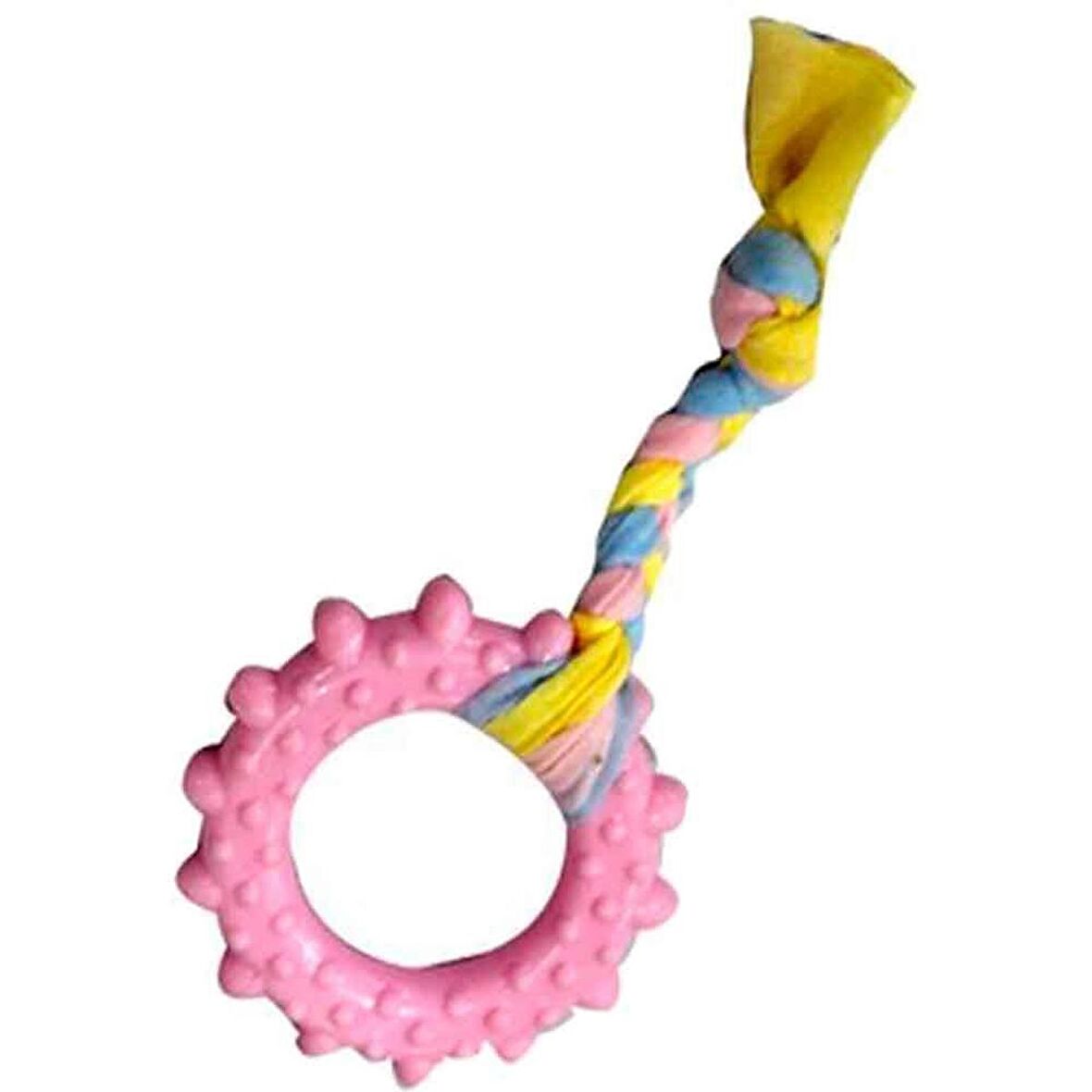 Eurodog Puppy Toys Pembe Çark Diş Kaşıma Yavru Köpek Oyuncağı 18 Cm