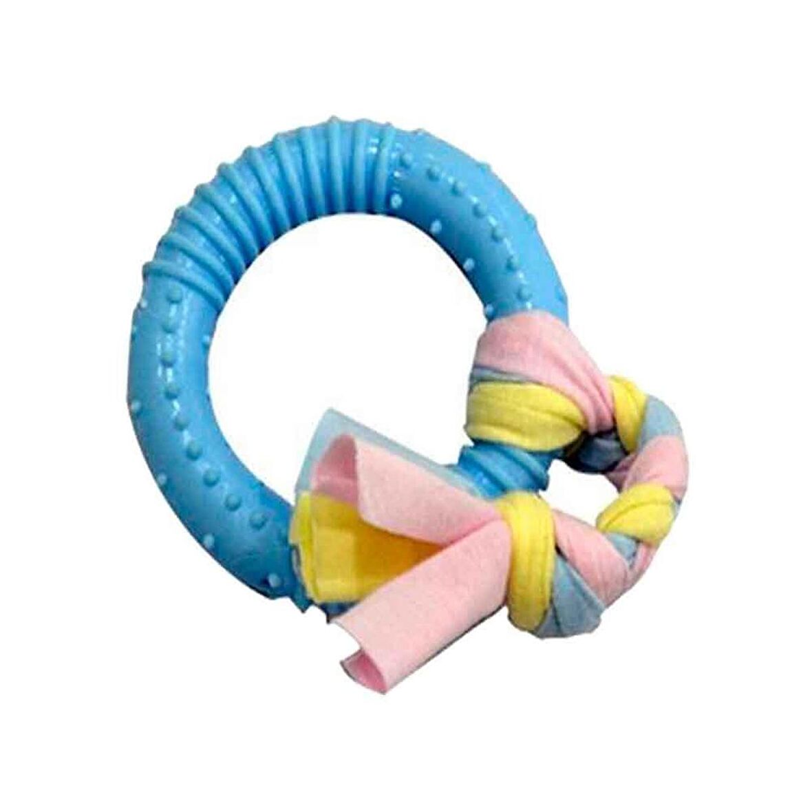 EuroDog Puppy Toys Halka Diş Kaşıma Yavru Köpek Oyuncağı Mavi 19 Cm