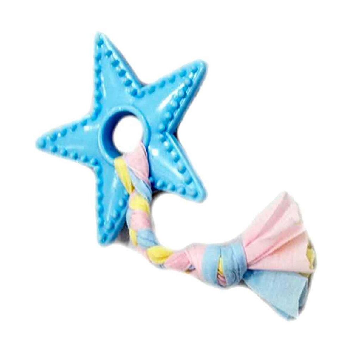 EuroDog Puppy Yıldız Diş Kaşıma Köpek Oyuncağı Mavi 18 Cm