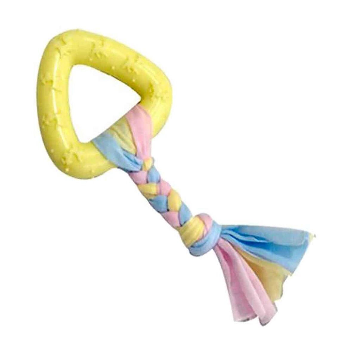 EuroDog Puppy Üçgen Diş Kaşıma Köpek Oyuncağı Sarı 19 Cm