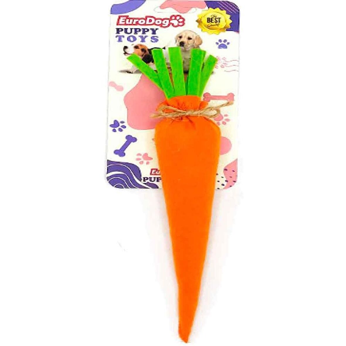 EuroDog Puppy Pet Toys Havuç Şeklinde Köpek Oyuncağı