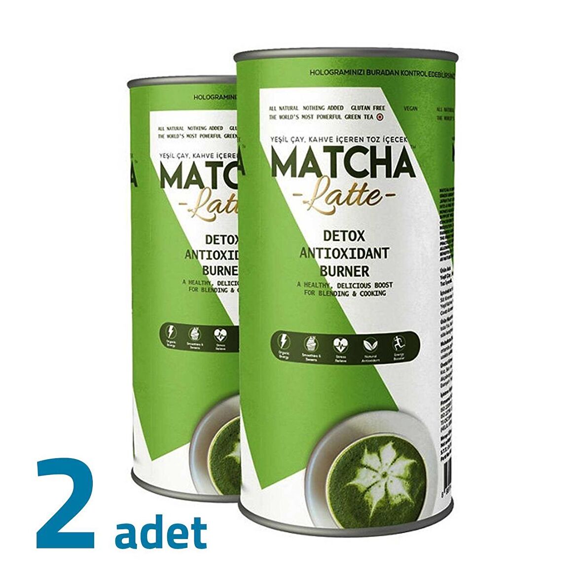 Matcha Premium Japanese Matcha Latte Form Çayı 20 x 7GR x 2 Kutu