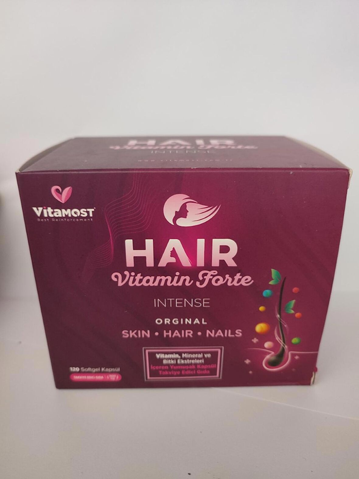 HAIR VITAMIN FORTE 120 SOFT JEL KAPSÜL INTENSA