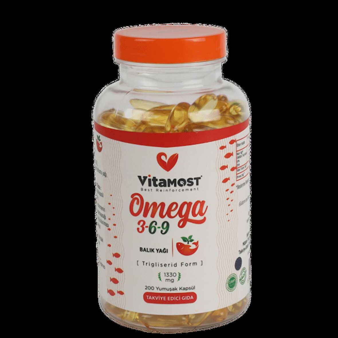 OMEGA 3-6-9 Balık yağı 200 soft jel kapsül Trigliserit form