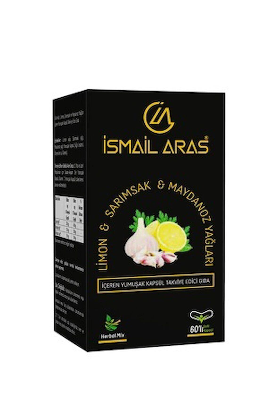 İsmail Aras Limon Sarımsak Maydanoz 60 Softgel