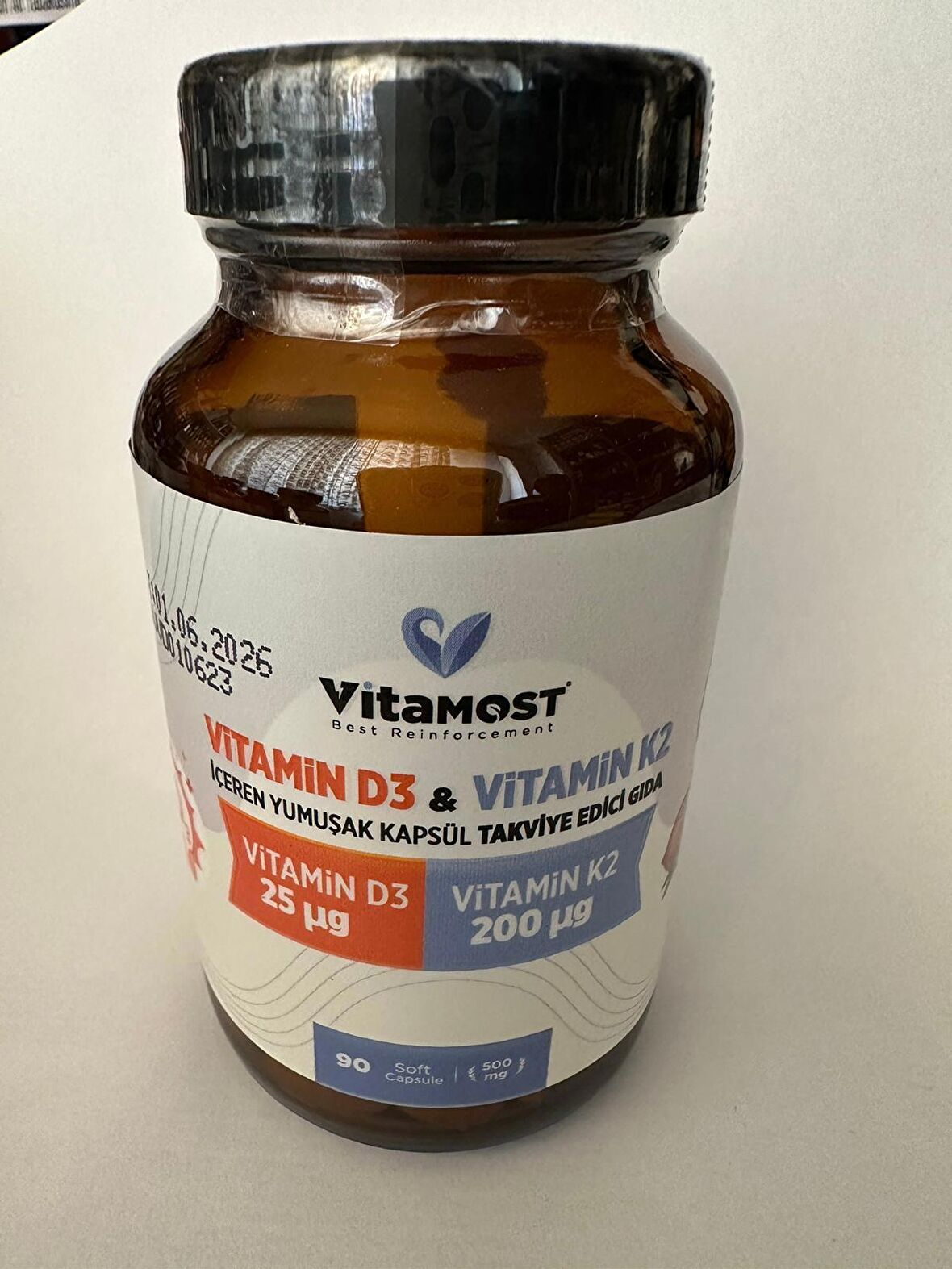 VİTAMİN D3 & VİTAMİN K2 90 SOFTJEL KAPSÜL