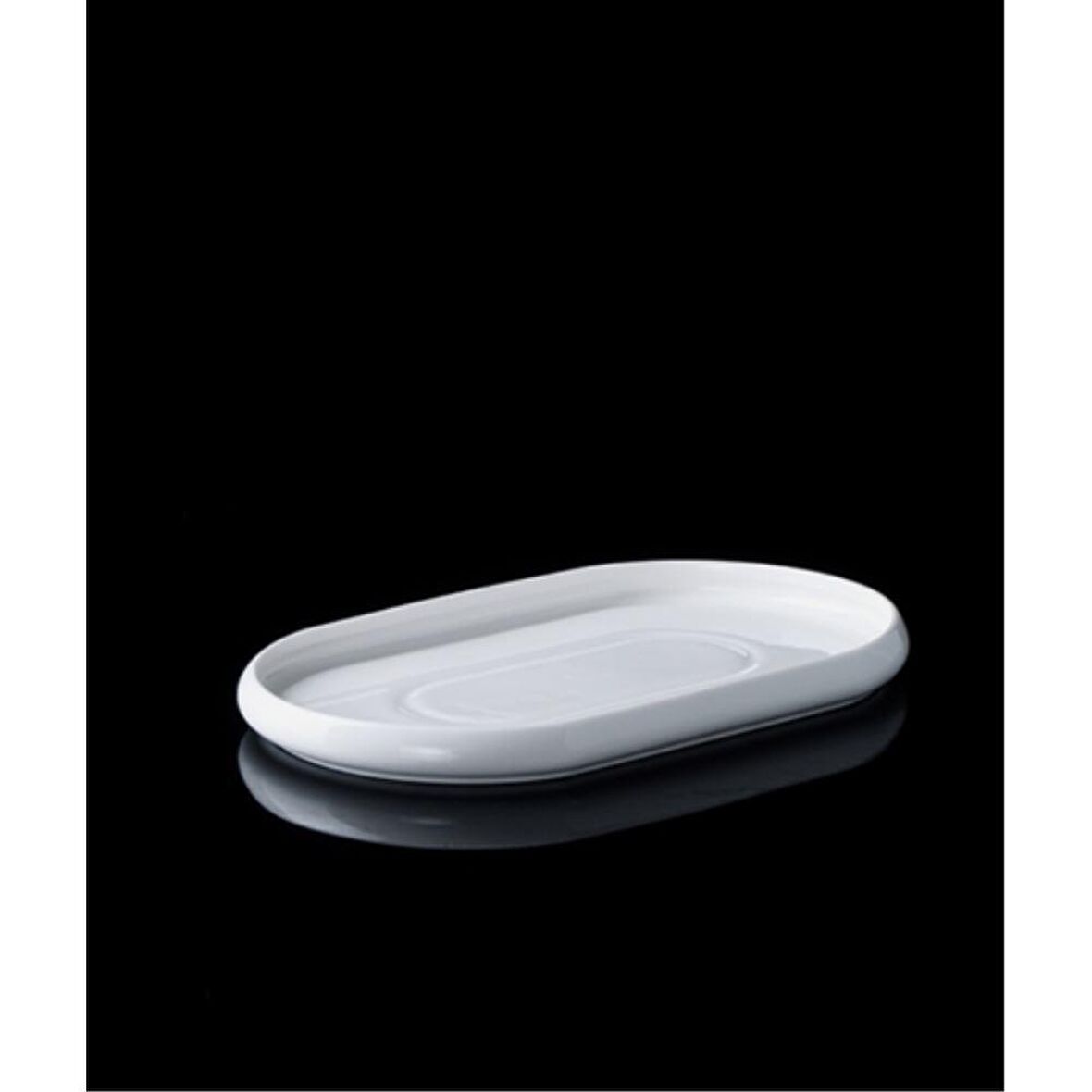 Acar Bianco Perla Porselen 26,8X16X2 Cm Oval Tabak SCT-21-0231
