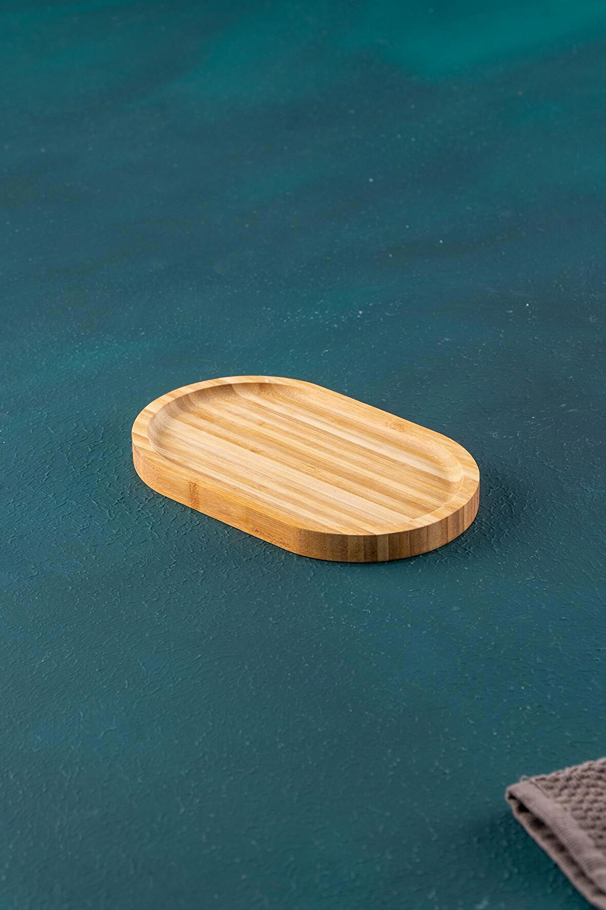 Acar Bambu Oval Sunum Tabak - 20 cm
