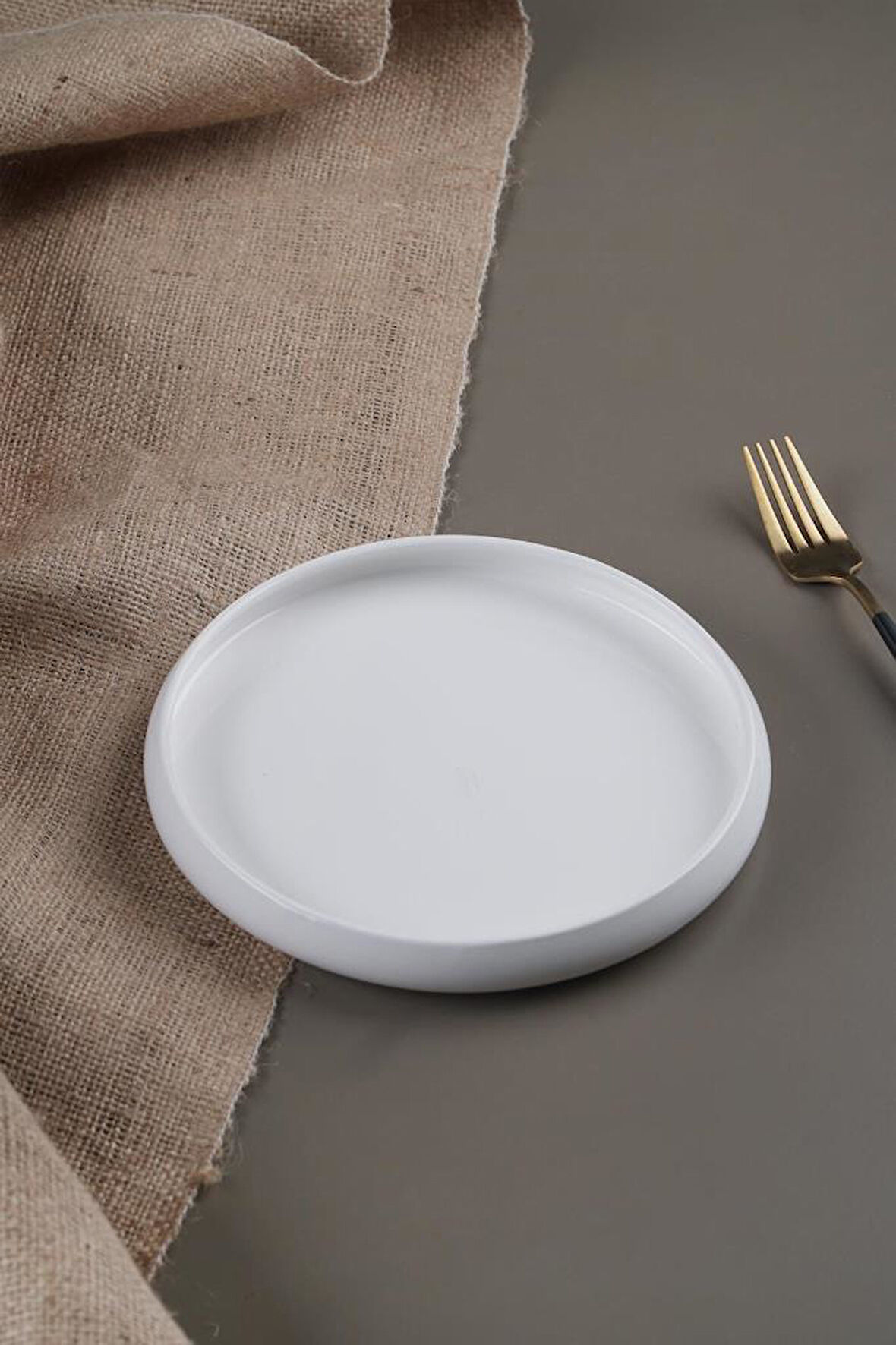 Acar Bianco Perla 6 Adet Porselen Yuvarlak Servis Tabak - 20 cm SCT-21-0222