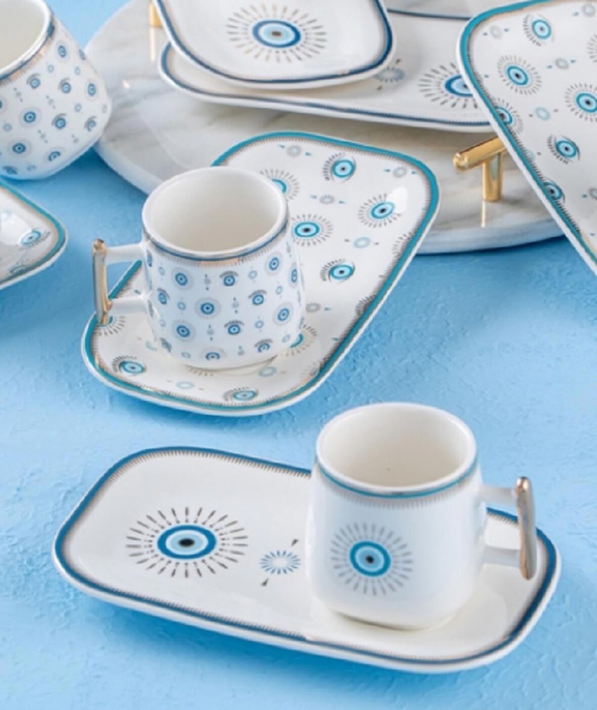 Acar Norma 6 lı Kahve Fincan Takımı 5481