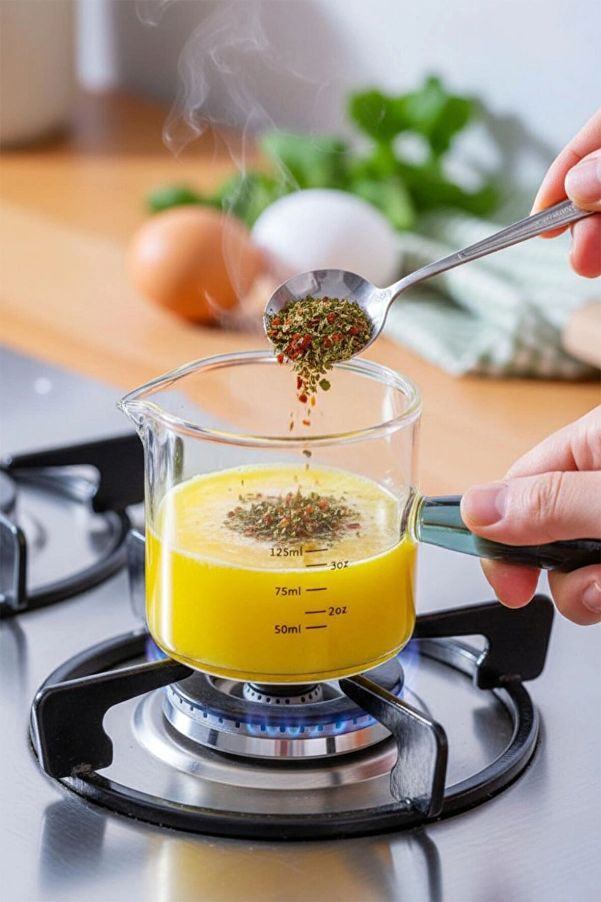 Mini Cam Ölçü Kabı - 125 ml