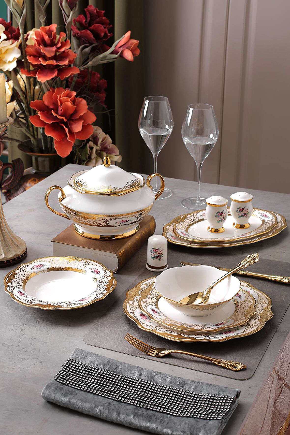 Marigold 12 Kişilik 60 Parça Yemek Takımı