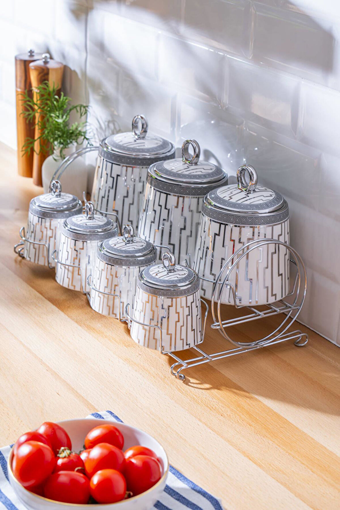 Kainda 8 Parça Baharat Seti - Silver