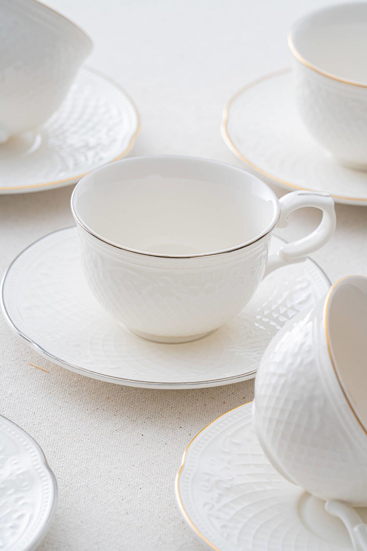 Hamilton 6 Kişilik Gold Çay Fincanı Takımı - 210 ml
