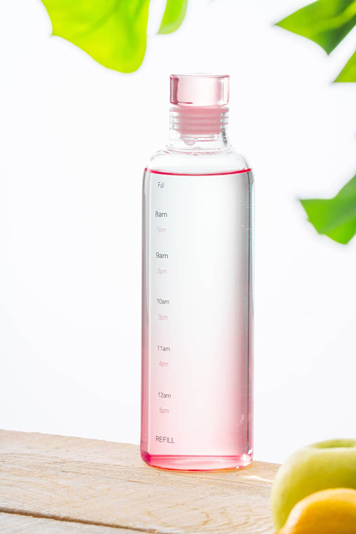 Pury Pembe Cam Su Matarası - 500 ml