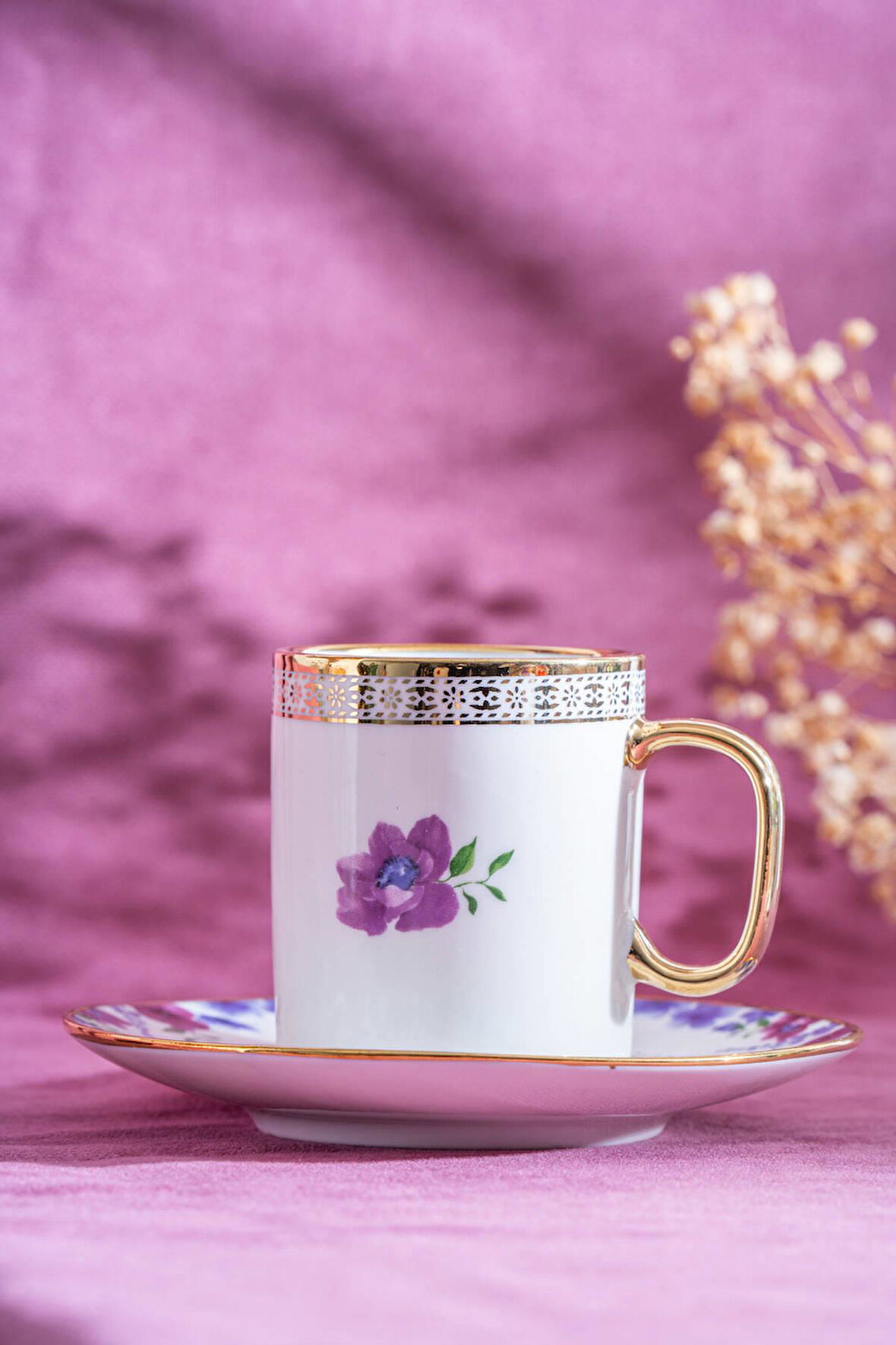 Ashley 6 Kişilik Kahve Fincanı Takımı - 90 ml