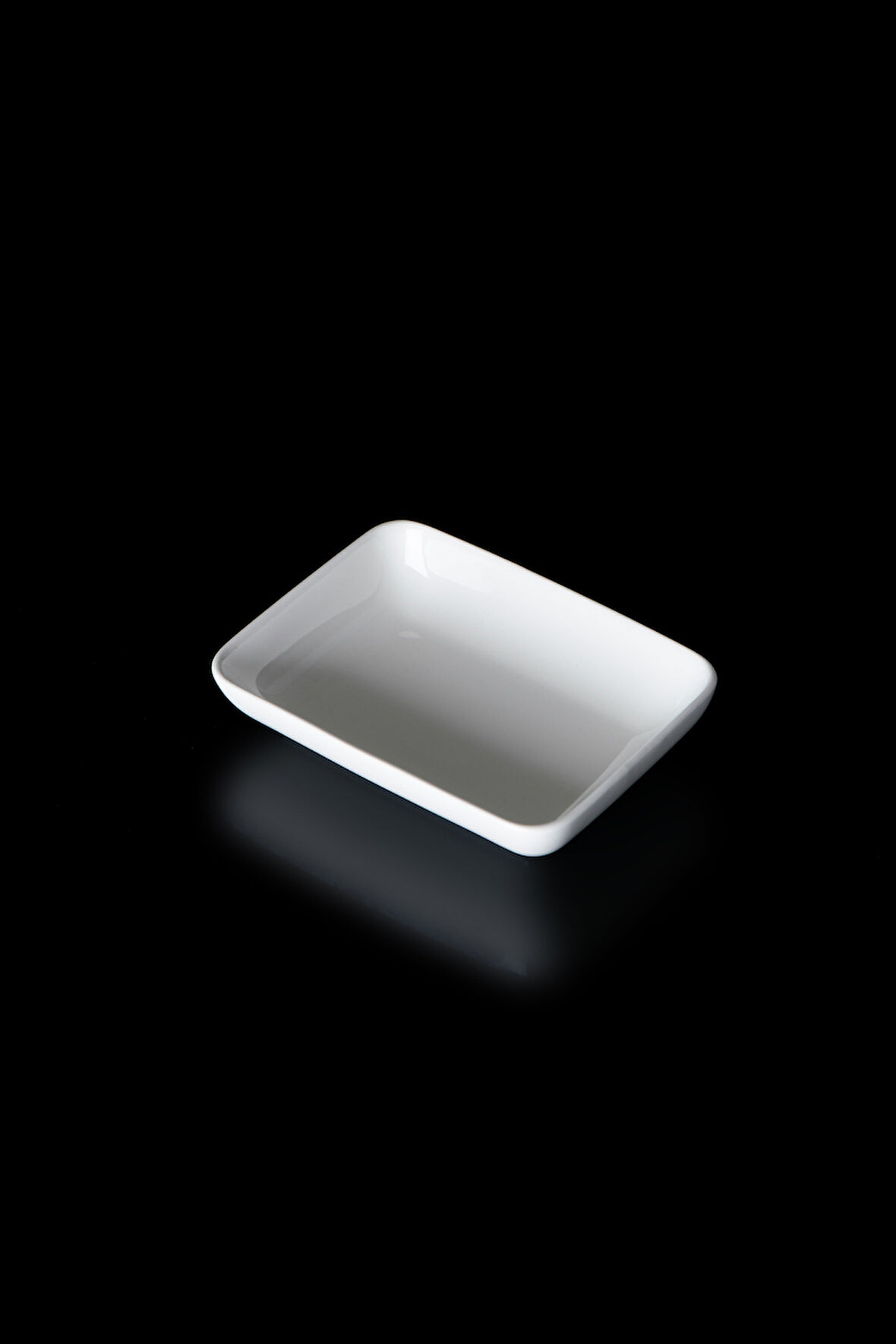 Bianco Perla Porselen Dikdörtgen Tabak - 15.5 cm