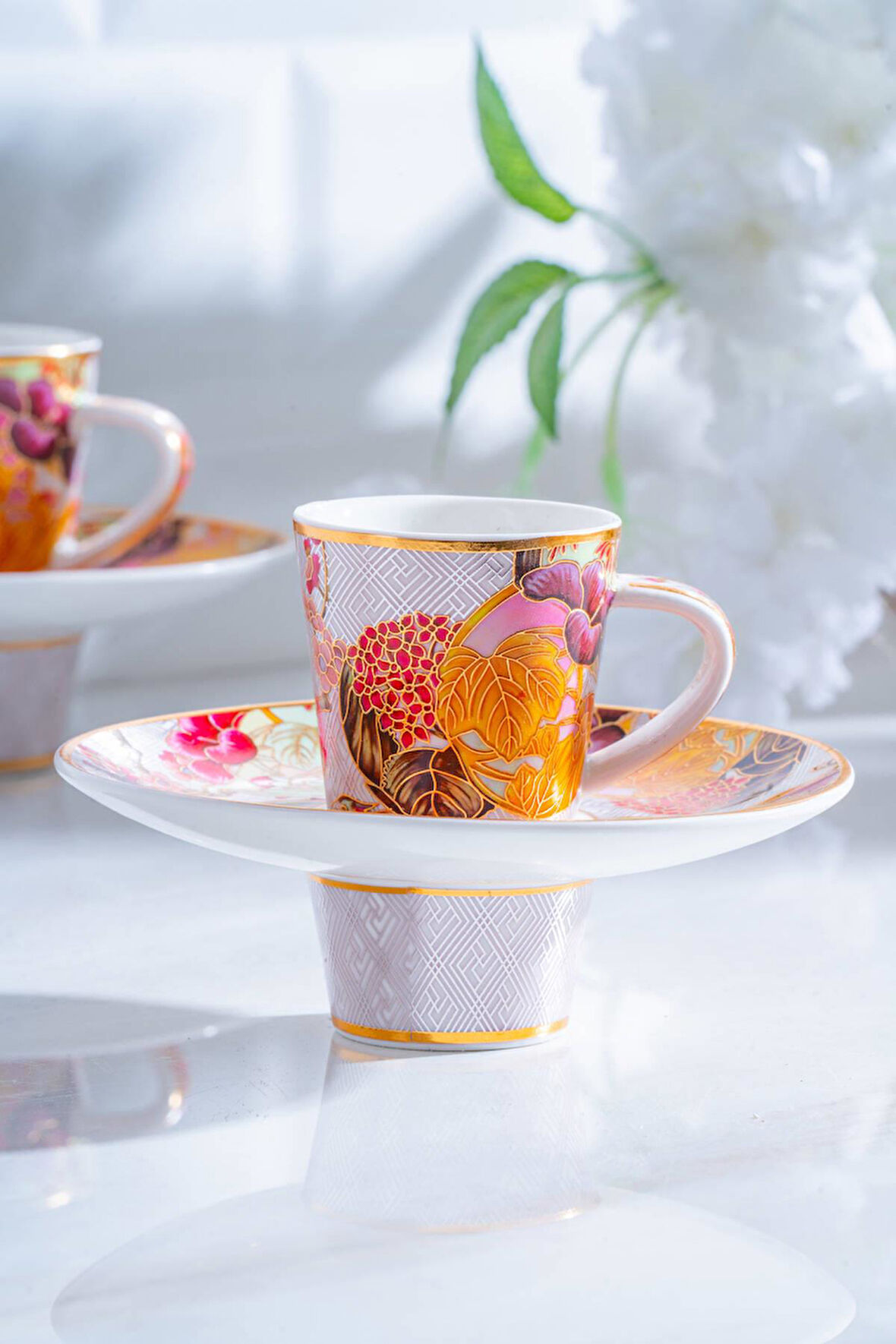 Dream 6 Kişilik Porselen Kahve Fincanı Takımı - 90 ml