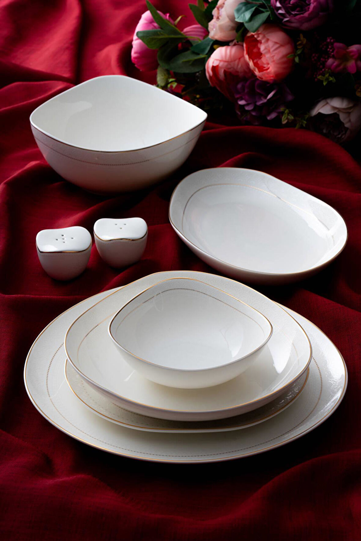 Alexa 6 Kişilik 29 Parça Porselen Yemek Takımı