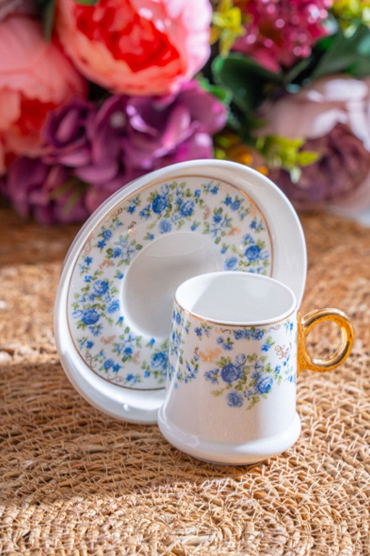 Acar Orleans 12 Parça 6 Kişilik Kahve Fincanı Takımı - 90 ml