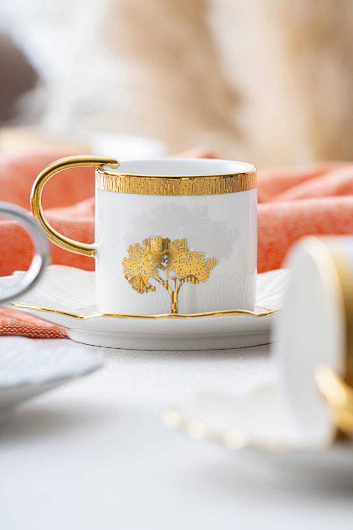 Acar Hadeon Gold 6 Kişilik Kahve Fincanı Takımı HXF-06800