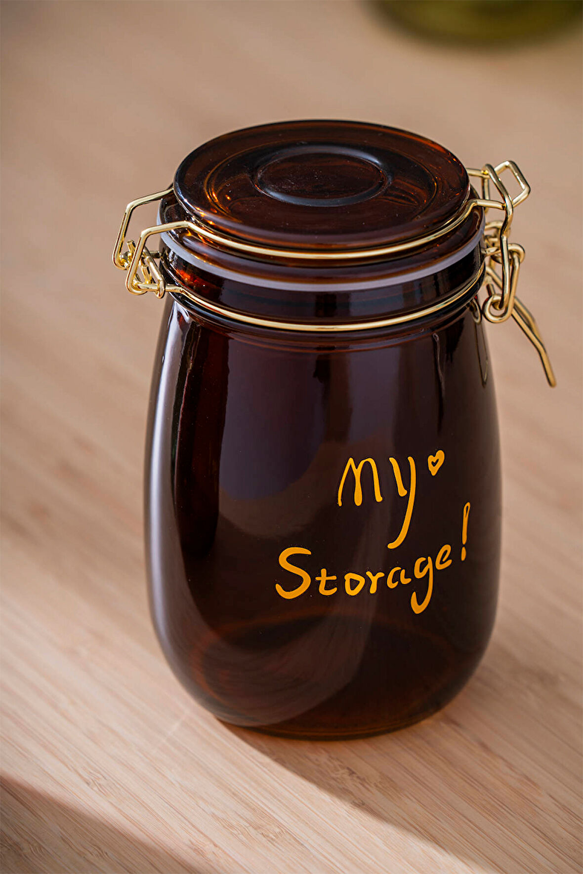 ACAR HCH-07941/KHV Pierre Klipsli Kapaklı Kavanoz Seti - 17 cm