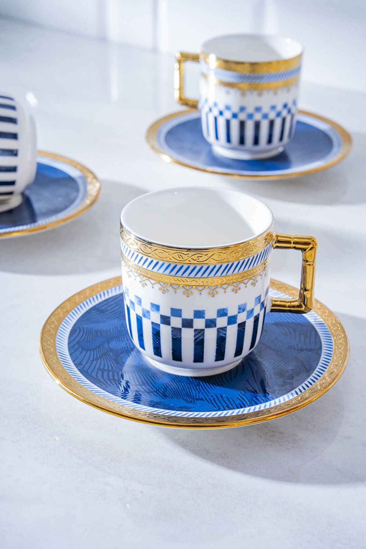 Navy 6 Kişilik Kahve Fincan Takımı - 90 ml