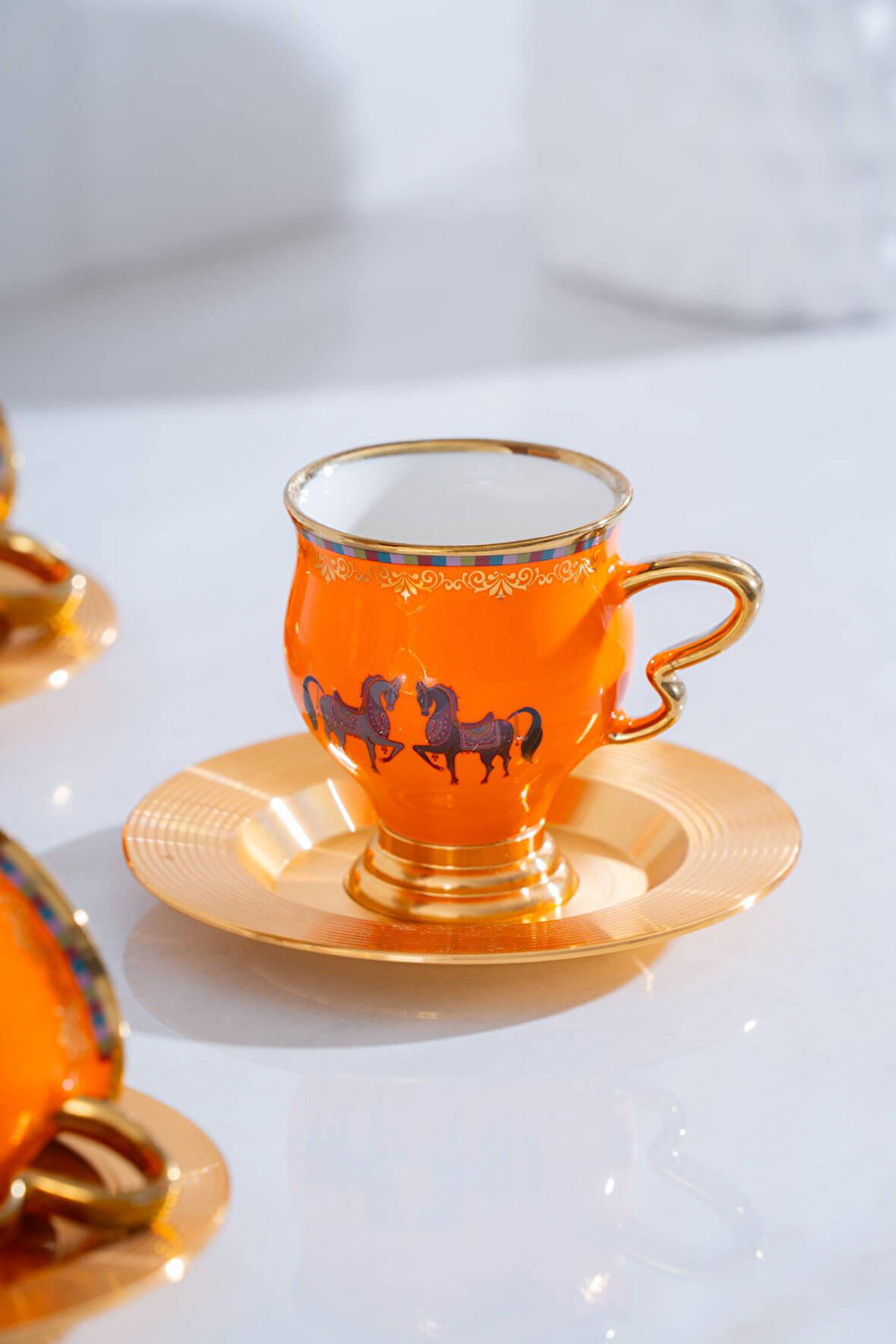 Jasmine 6 Kişilik Kahve Fincanı Takımı - 90 ml 